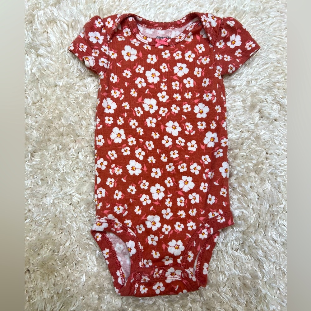 Carter’s Floral Short Sleeve Bodysuit